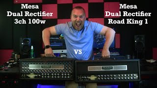 Mesa Dual Rectifier vs Mesa Roadking 1 |High Gain Amp Head Shootout