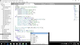 Create Forum Use PHP and Bootstrap Part 68