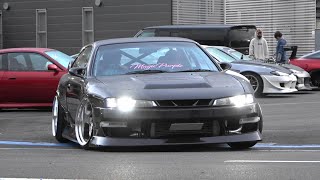 SR ALL STAR MEETING 2020 | Custom Cars Leaving | SILVIA S13 S14 S15 180SX 240SX