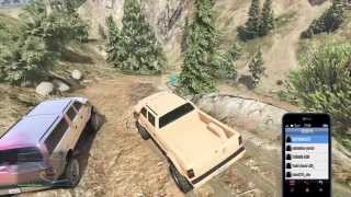 Grand Theft Auto V_GTA５でクロカン！【lsland`sJEEPvsTOYOTA4x4:2】その１サンドキングXL,サンドキングSWB