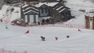 Ski cross val thorens 11 janvier 2017 finale hommes