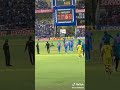 MS DHONI fun with FAN in Ground After match