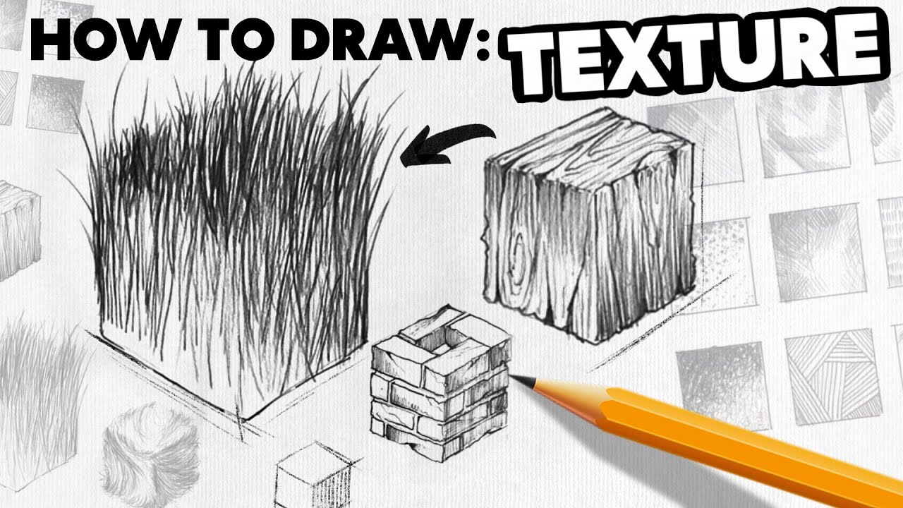How To Draw Texture Easy Beginner Friendly Youtube