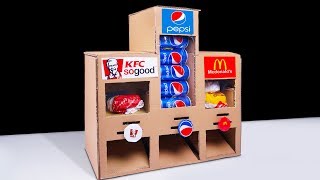 How to Make KFC McDonald's and Pepsi Vending Machine