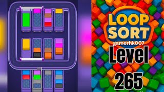Loop Sort Level 265 Walkthrough Solution
