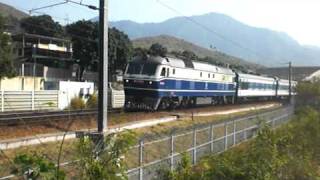 {ICTT} T814 through train haul by Diesel Locomotive DF11 0009