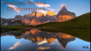 Passo Rolle,  Dolomites. 4K