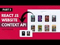 Movie Website in React JS in Hindi #3: useContext Hook & Contex API in Hindi