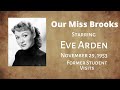 Our Miss Brooks - Former Student Visits - November 29, 1953 - Old-Time Radio Comedy