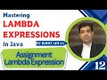 Assignment – Lambda Expressions