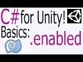 Unity C# Tutorial - Basics: .enabled - Activate or Deactivate a Component