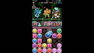 パズドラ　マシンアテナをモンハンコラボキャラのミツネハンターでノーコン