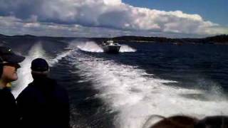 Torpedo boat T26 and T56 in action off Stockholm 2010-06-20 (Version 1.0)