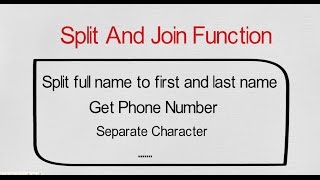 Excel VBA - Join and Split Function