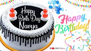 Happy Birthday Navya | Birthday Name Wish | #happybirthdaystatus | Navya Birthday Special Song