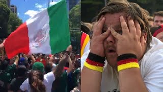 Mexico, Germany fans in contrasting disbelief over Mexico's win