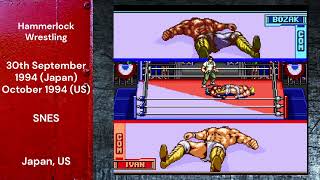 Console Sports Games of 1994 - Hammerlock Wrestling