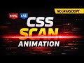 HTML CSS Scan Loader Animation Tutorial | Modern Text Scanning Effect