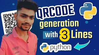 QR Code Generator in just 3 lines of Python | Python Tutorial for Beginners #pythonprogramming #qr