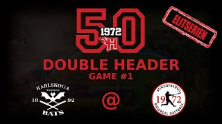 Elitserien 2022 - Double Header Game #1 - Karlskoga Bats @ Sundbyberg Heat