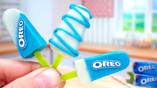 Satisfying Miniature OREO Ice Cream Decorating 🍫 Mini Yummy Best of Miniature Cooking Compilation