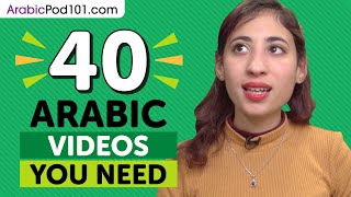 Learn Arabic: 40 Beginner Arabic Videos You Must Watch