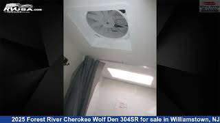 Eye-catching 2025 Forest River Cherokee Wolf Den Travel Trailer RV For Sale in Williamstown, NJ