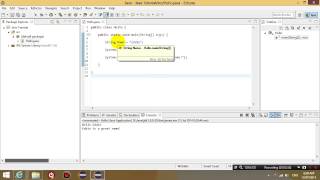 Java Programming with Eclipse lesson 3 - String Variables