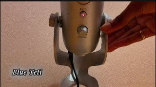 ASMR | Tapping on my Blue Yeti microphone (hand movements, screws, mic scratching, caresses) 🎙️