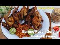 BURUNG PUYUH  Goreng Sambal Bawang || menu wisata Kuliner warung Tenda Part I