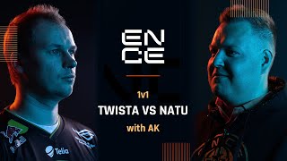 ENCE TV - Twista vs natu 1v1 with AK47