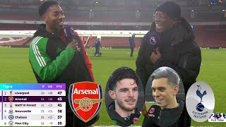 Arsenal vs Tottenham 2-1 The Gunners Continue Their Title Race With Liverpool🔥 Trossard Reaction