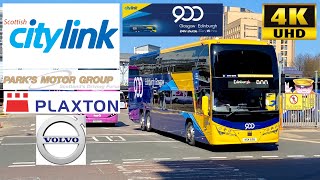 [Scottish Citylink: 900 Edinburgh to Glasgow] Plaxton Panorama Bodied Volvo B11RLET Coach (HSK656)