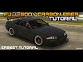 Easiest Full Body Carbon Fiber Tutorial for Nissan Skyline GTR R32 in Car Parking Multiplayer