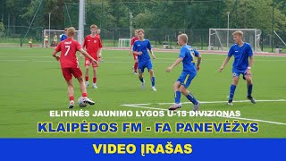 Klaipėdos FM - Panevėžio FA PANEVĖŽYS 4-1 (2-0) [RUNGTYNĖS]