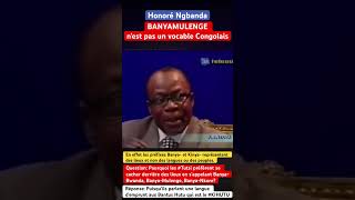 Ngbanda: Banyamulenge N’est Pas Un Vocable Congolais