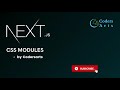 How CSS Modules work in  in Nextjs - 05 | NextJS Tutorial For Beginners