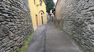 Walking around Fiesole, Italy in the hills above Florence.