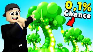 Getting a 0.0001% TREE in Roblox Tree RNG
