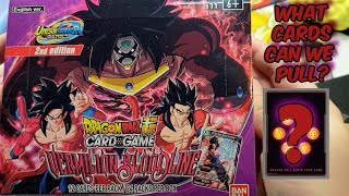 CAN WE GET THE SSJ4'S!!! (Vermilion Bloodline 2nd Edition Box Opening!) DBS Trading Card Game