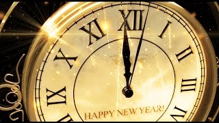 Happy New Year CLOCK 2020 ( v 473 ) Original Countdown Timer with Sound Effects + Voice 4K