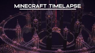 END HUB BUILD [Minecraft Timelapse] 8 Hours in 10 Minutes