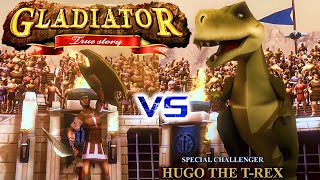 マキシマス、相手は恐竜だぞ。正気か！？ ⚔🦖【Gladiator True Story】 GamePlay 🎮📱 グラディエーターがティラノザウルスと戦う事に。@xformgames