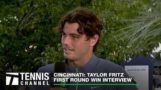 Taylor Fritz sits down with Tennis Channel after his first round win | 2023 Cincinnati