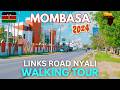 [4K] Mombasa City Virtual Walking Tour 🇰🇪🌴 - LINKS ROAD - EAST AFRICAN COAST 2024