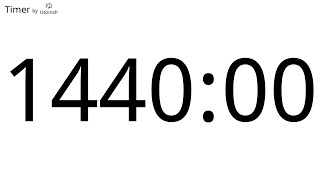 1440 Minute Countup Timer