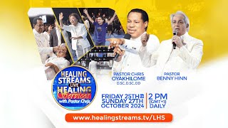 Pastor Chris \u0026 Pastor Benny Hinn At The October Healing Streams Live Healing Services