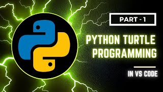 Part 1: First Python Turtle Project: Rectangle in #vscode | #pythontutorial #python