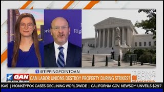 Can Labor Unions Destroy Property During Strikes? | Tipping Point with Kara McKinney