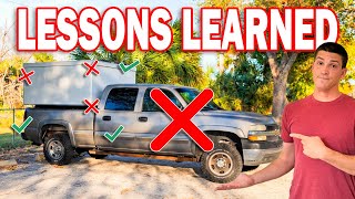 Biggest Mistakes I Made Building This DIY Truck Camper